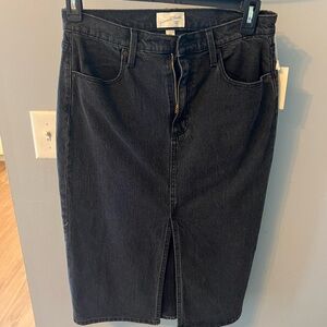 NWT Dark Denim Skirt